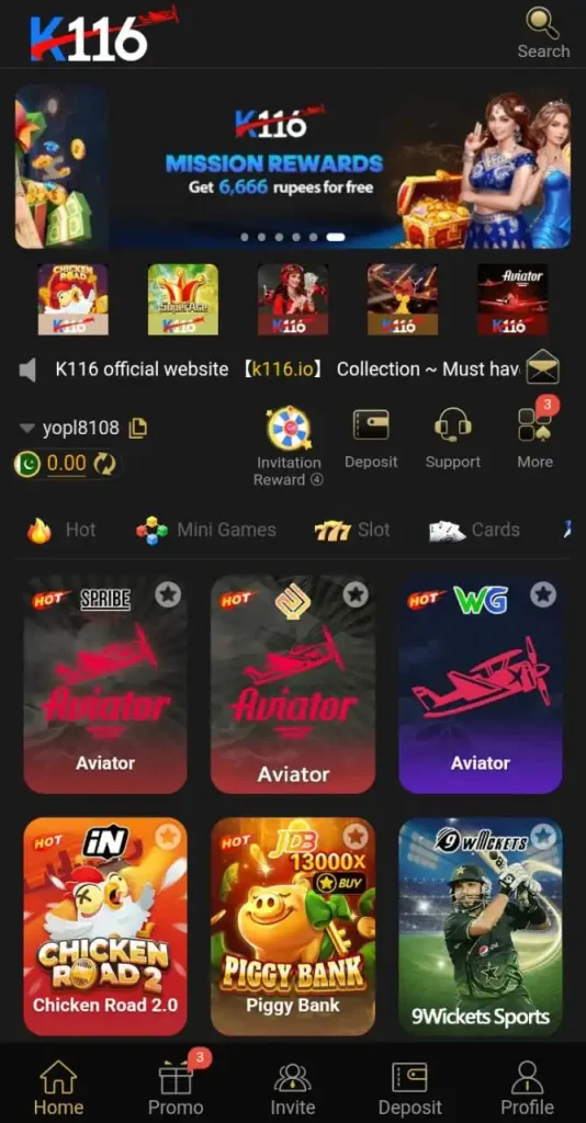 K116 Game